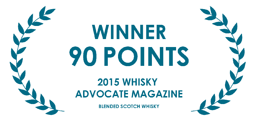 Winner - 90 Points: Outstanding! One of the best in its style from Whisky Advocate Magazine